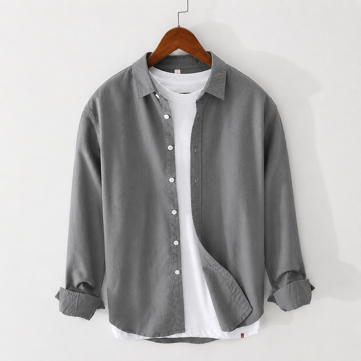 Shirt For Men With Under White T-Shirt All Season Cotton Slim Fit Party Wear Multiple 10+ Colors Available