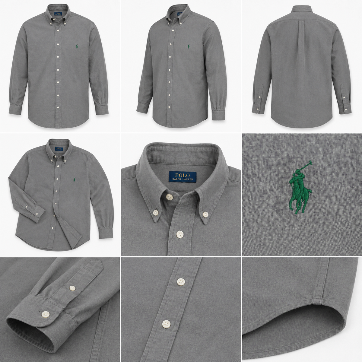 Men's Premium Slim Fit Formal Shirt - Solid Grey