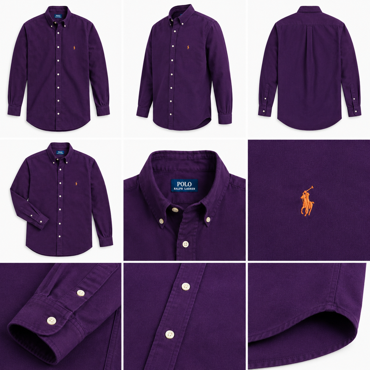 Men's Premium Slim Fit Formal Shirt - Solid Purple